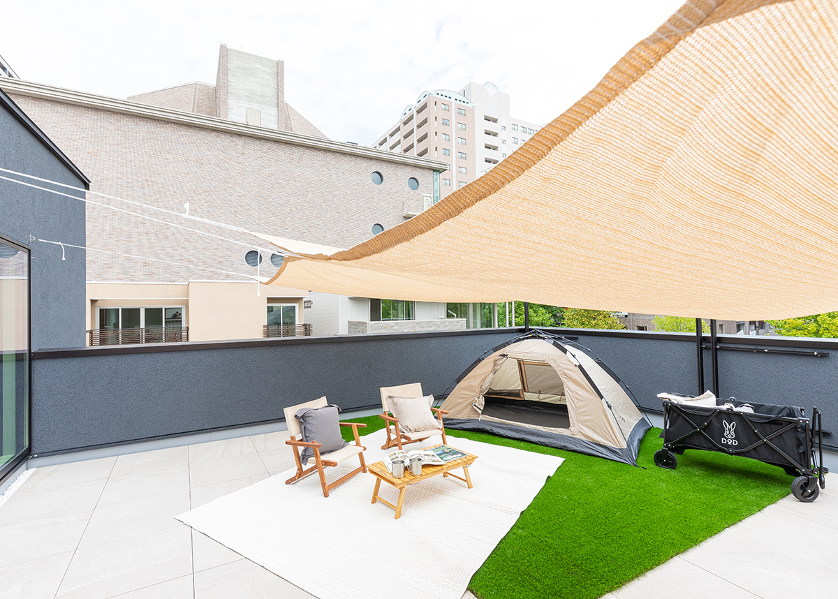 Rooftop terrace
